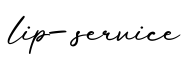 单词lip-service书写