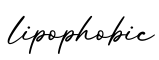 单词lipophobic书写