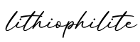 单词lithiophilite书写