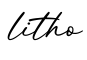 单词litho书写