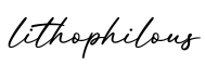 单词lithophilous书写