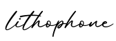 单词lithophone书写