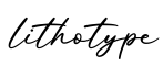 单词lithotype书写