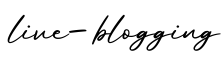 单词live-blogging书写