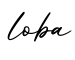 单词loba书写