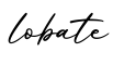 单词lobate书写
