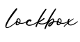 单词lockbox书写