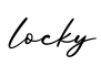 单词locky书写
