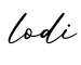 单词lodi书写