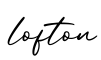 单词lofton书写