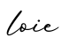 单词loie书写