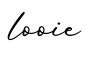 单词looie书写