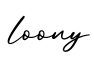 单词loony书写