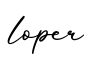 单词loper书写