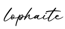 单词lophaite书写