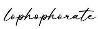 单词lophophorate书写