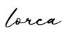 单词lorca书写