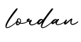 单词lordan书写