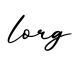 单词lorg书写