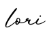 单词lori书写