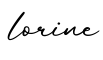 单词lorine书写