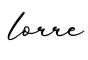 单词lorre书写