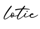 单词lotic书写