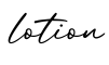 单词lotion书写