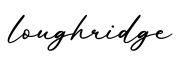单词loughridge书写