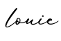 单词louie书写