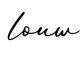 单词louw书写