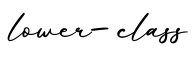 单词lower-class书写