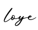 单词loye书写