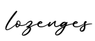 单词lozenges书写