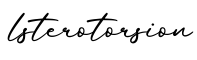 单词lsterotorsion书写