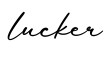 单词lucker书写
