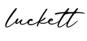 单词luckett书写