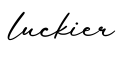 单词luckier书写