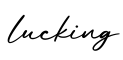 单词lucking书写