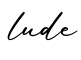 单词lude书写