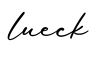 单词lueck书写