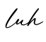 单词luh书写