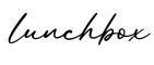 单词lunchbox书写