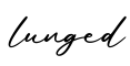 单词lunged书写
