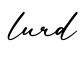 单词lurd书写