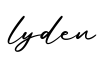单词lyden书写
