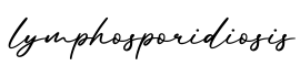 单词lymphosporidiosis书写
