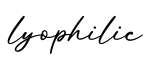 单词lyophilic书写