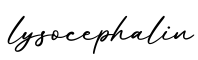 单词lysocephalin书写