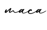 单词maca书写